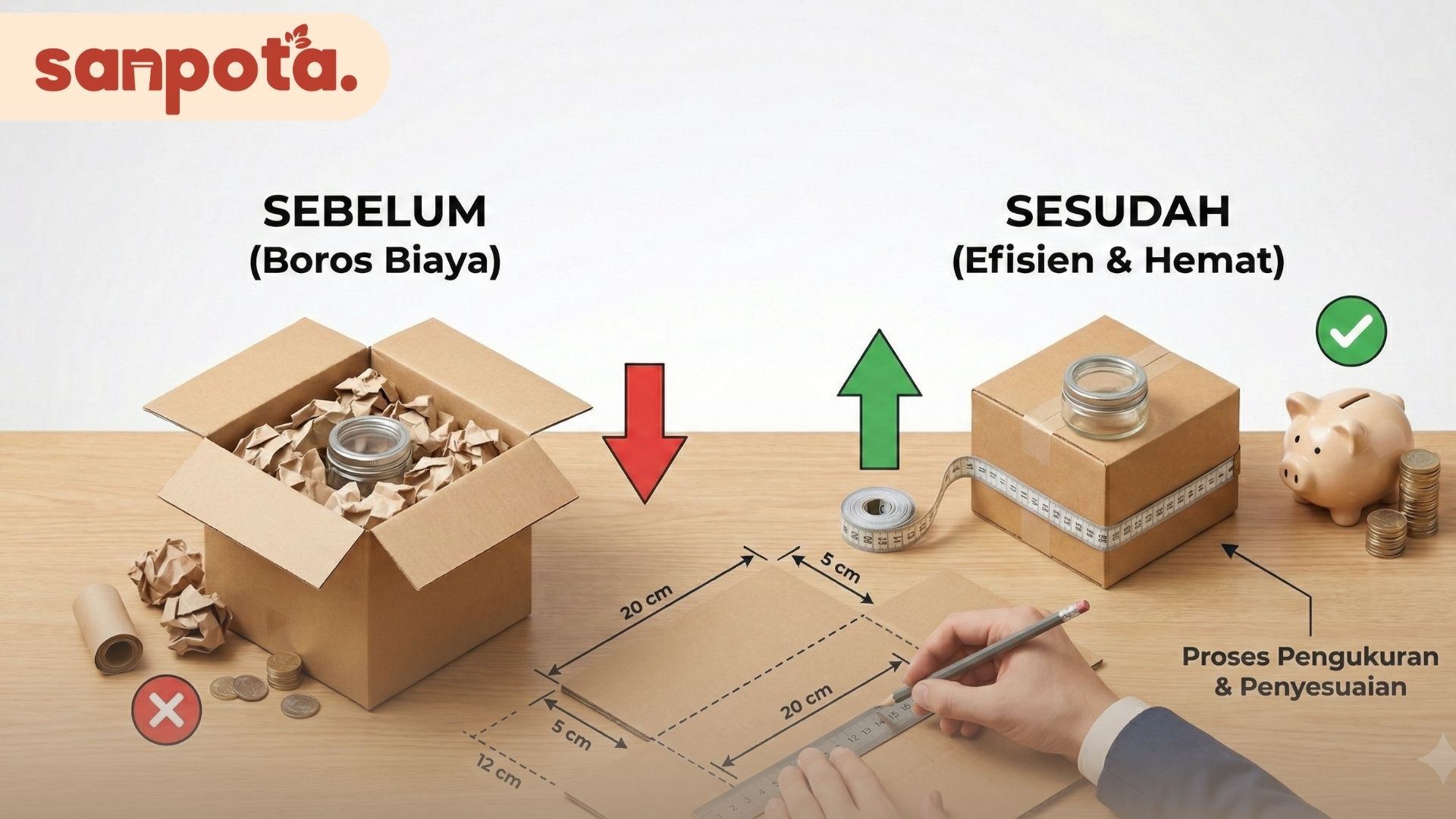 Cara Menyesuaikan Ukuran Kemasan agar Tidak Boros Biaya