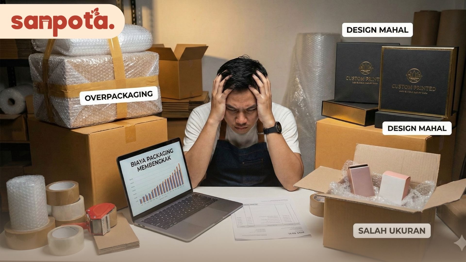 Kesalahan UMKM yang Membuat Biaya Packaging Membengkak