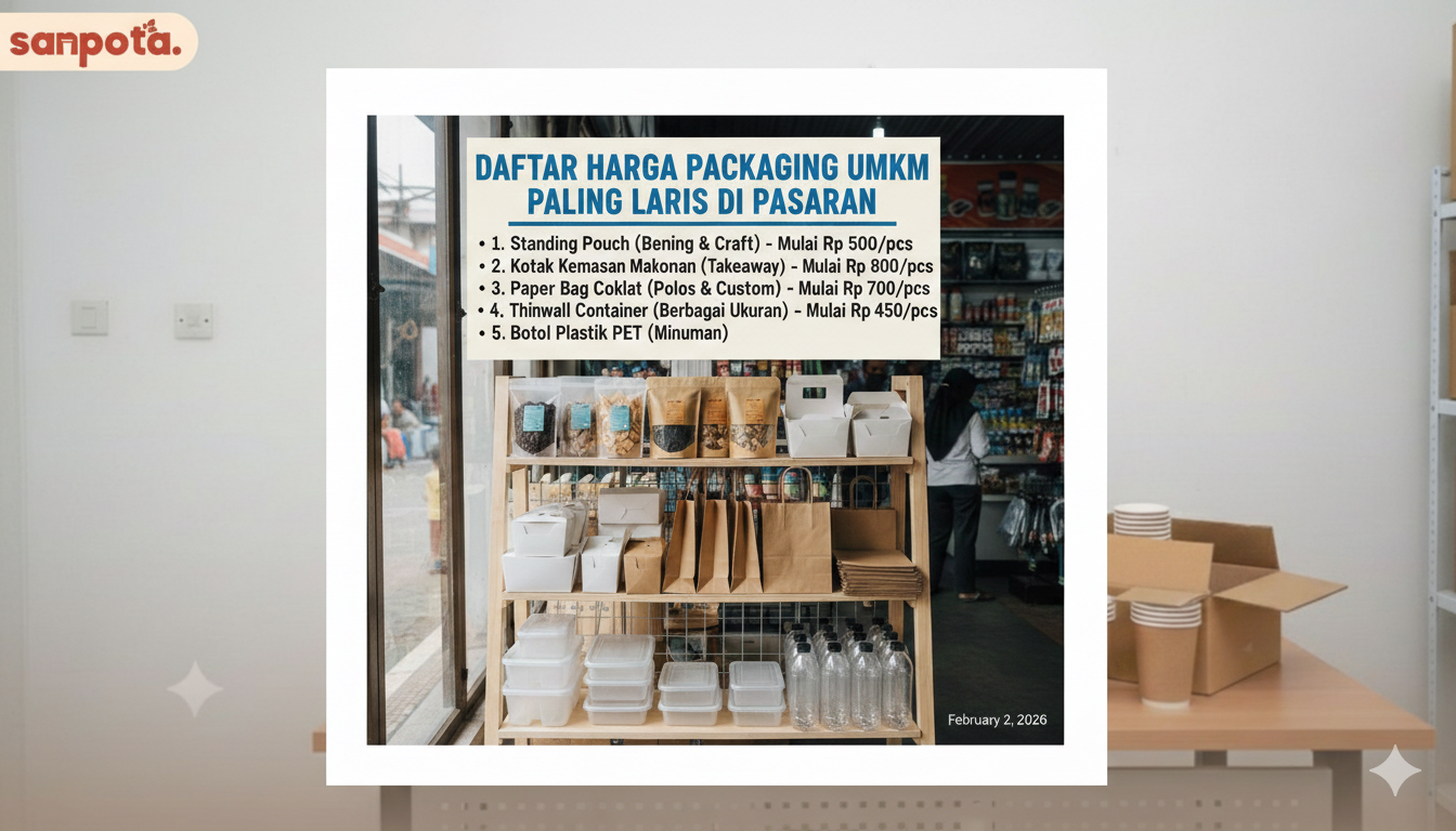 Daftar Harga Packaging UMKM Paling Laris di Pasaran