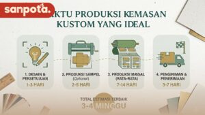 Waktu Produksi Packaging Custom yang Ideal