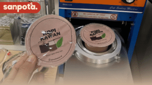 Tips Desain Plastik Lid Cup Sealer Custom Logo