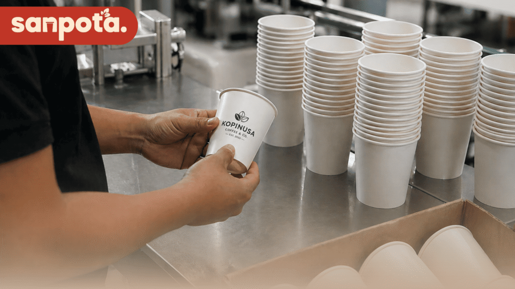 Paper Cup Custom Logo
