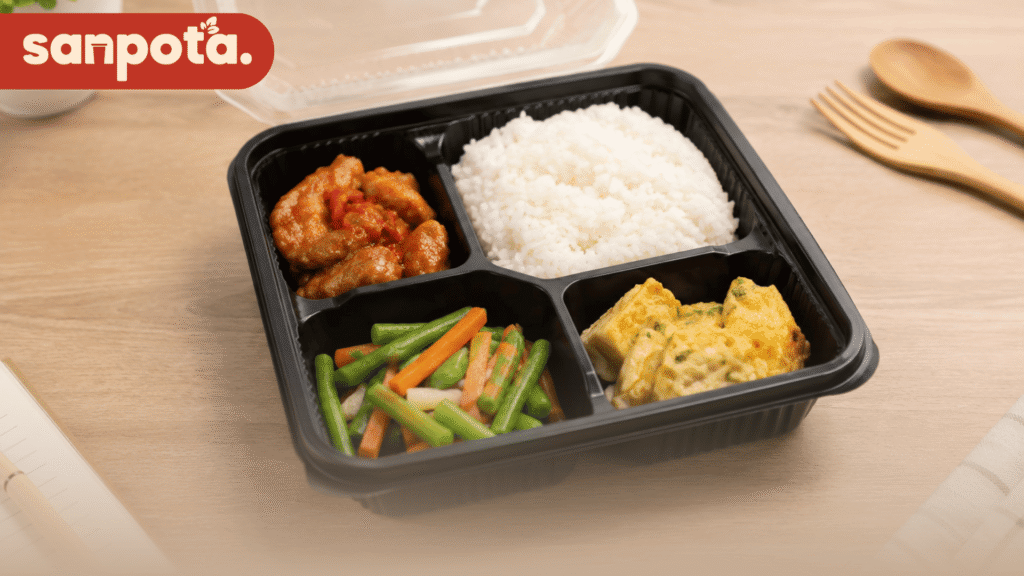 Box Nasi Bento Sekat 4
