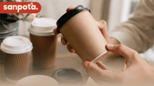 Paper Cup Kopi Panas Tahan Bocor