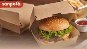 Kotak Burger Tebal